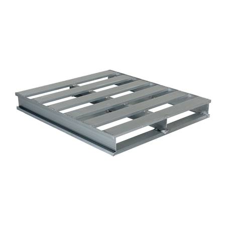 Vestil Aluminum Heavy Duty Pallet, 48 in L, 42.125 in W, 6 H AP-4248